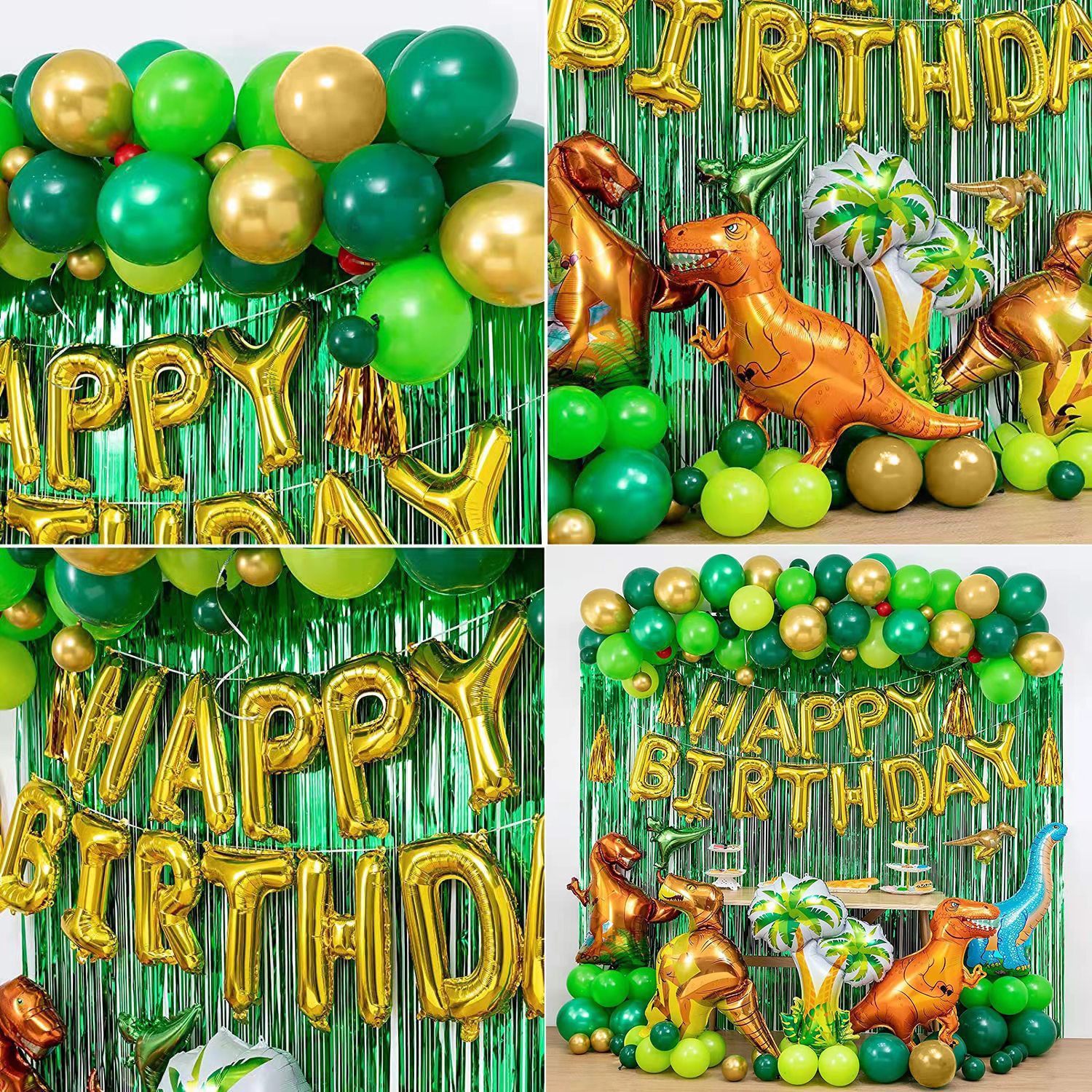 Party supplies Dinosaur Balloons Kids Boy Birthday Party Decorations Jungle Party Supplies Baby shower