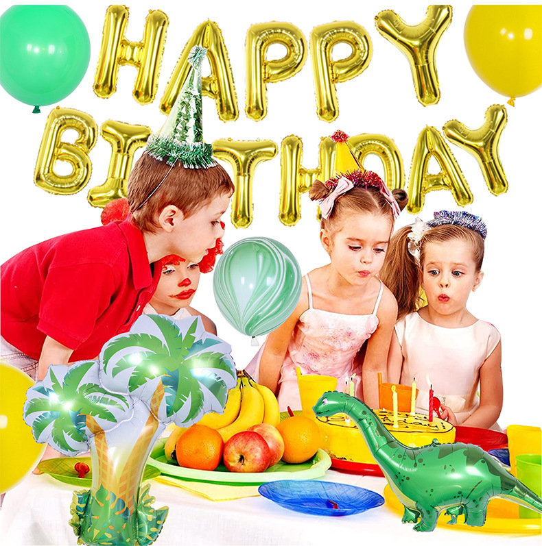 Party supplies Dinosaur Balloons Kids Boy Birthday Party Decorations Jungle Party Supplies Baby shower