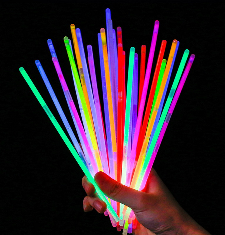 8 inch party supplies glow necklaces blue glow sticks for dance kids birthday party cycling camping 100pcs pack