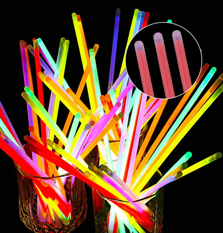 8 inch party supplies glow necklaces blue glow sticks for dance kids birthday party cycling camping 100pcs pack
