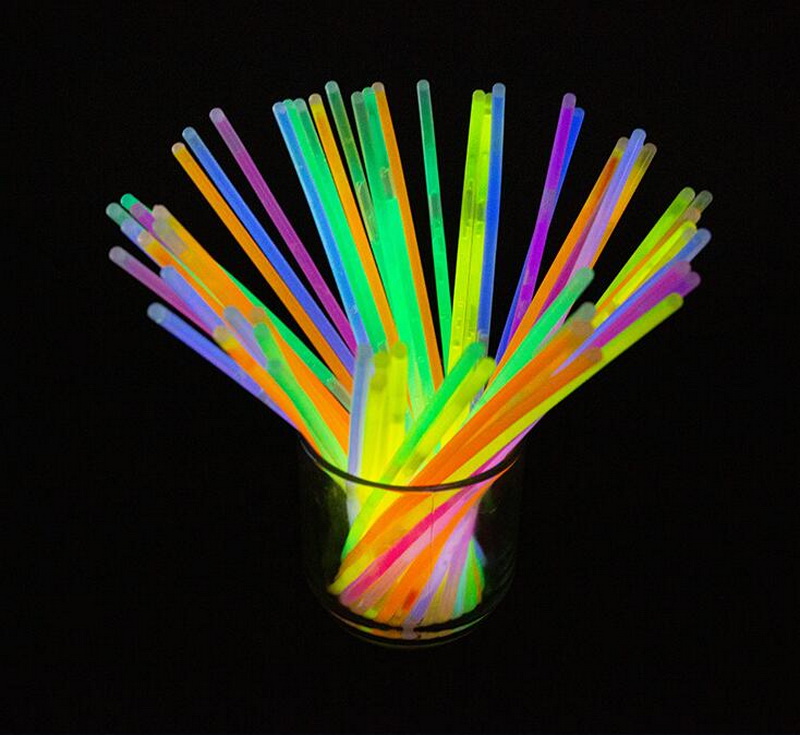 8 inch party supplies glow necklaces blue glow sticks for dance kids birthday party cycling camping 100pcs pack