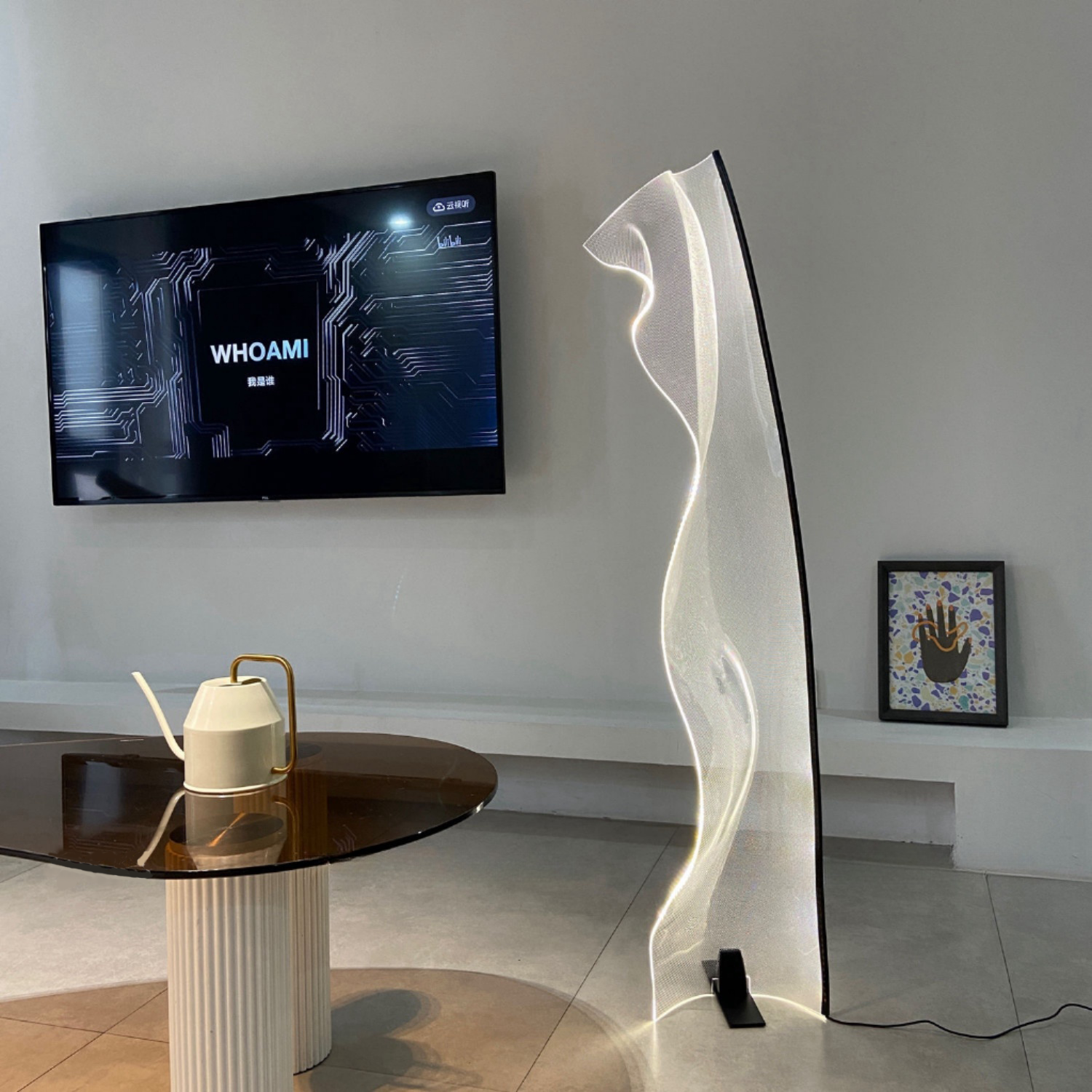 Seraphina Luminous Wave Modern Artistic Floor Lamp