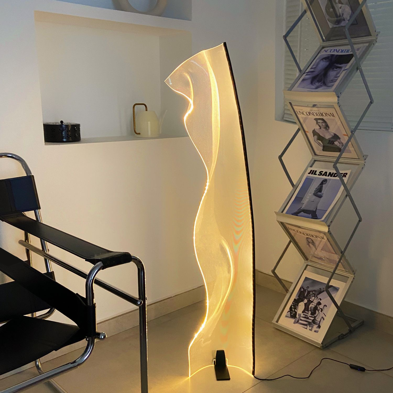 Seraphina Luminous Wave Modern Artistic Floor Lamp