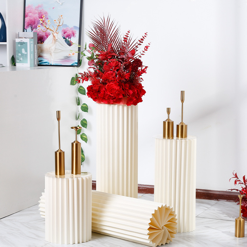 Violetta (Set of 3) FlexiFold Display Stand Elegant Foldable Display Stand for Plants, Cakes, and Decorations