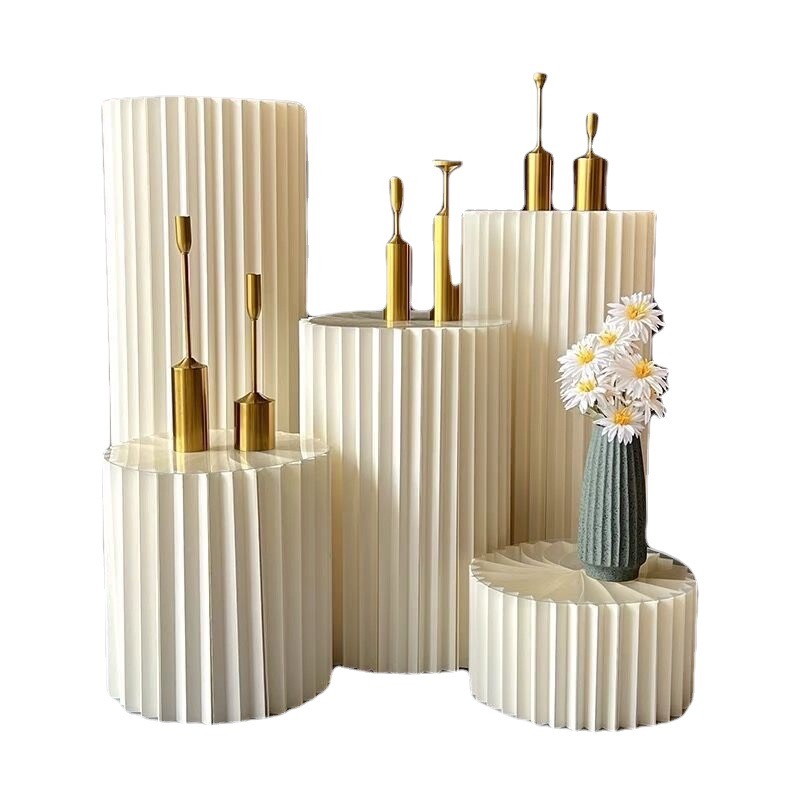 Violetta (Set of 3) FlexiFold Display Stand Elegant Foldable Display Stand for Plants, Cakes, and Decorations