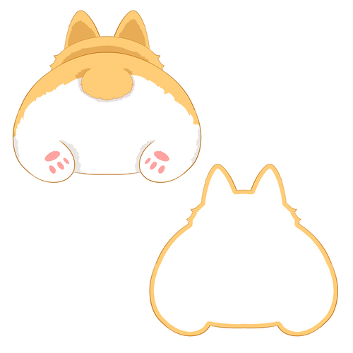 Chinese   Stuffed Corgi Plush Animal Toys Action Figure Make Your Design Real Personality Game Lover Gift Masco