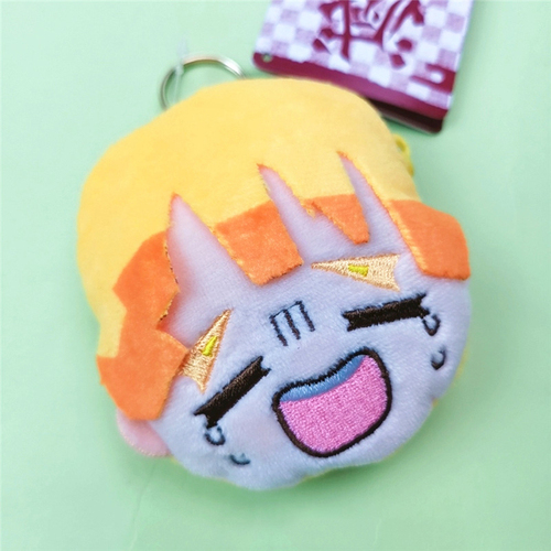 9cm Anime Demon Slayer Plush Pendant Kimetsu No Yaiba Tanjiro Nezuko Plush Wallet Keychain Pendant Stuffed Plush Doll To