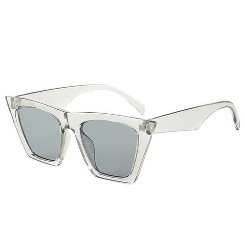 Square cat-eye sunglasses Personality trend street catwalk sunglasses Fashion sunglasses