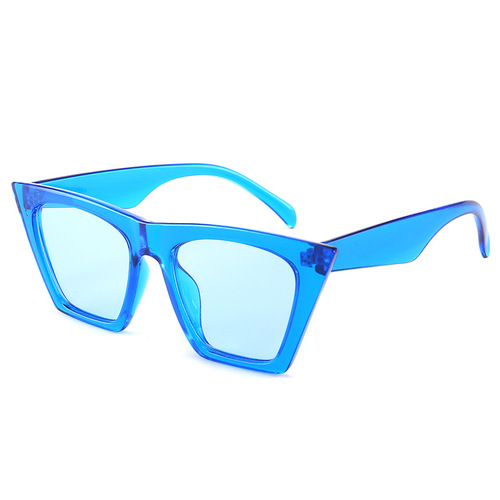 Square cat-eye sunglasses Personality trend street catwalk sunglasses Fashion sunglasses