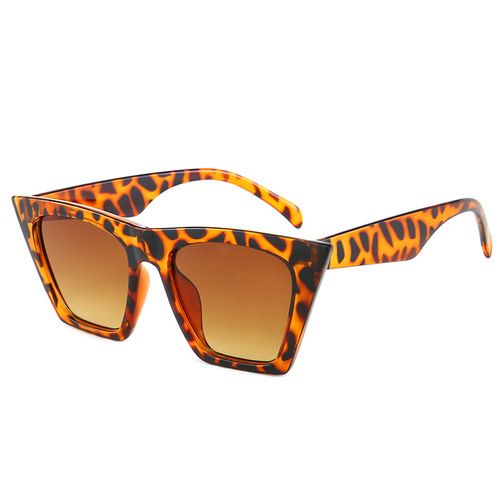 Square cat-eye sunglasses Personality trend street catwalk sunglasses Fashion sunglasses