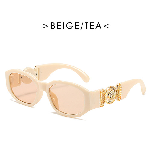 Small frame sunglasses women retro polygon trend sunglasses personality fashion men and women