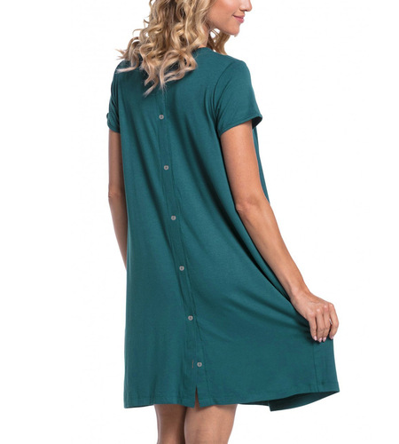 Pregnant women delivery hospital dress short sleeve on both sides of the hidden opening nursing clothing