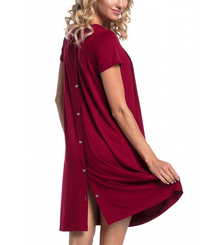 Pregnant women delivery hospital dress short sleeve on both sides of the hidden opening nursing clothing