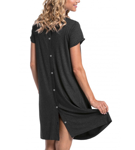 Pregnant women delivery hospital dress short sleeve on both sides of the hidden opening nursing clothing