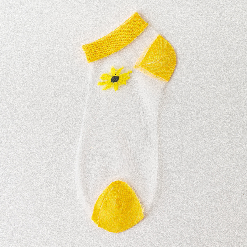 Summer Thin Mesh Quick Dry Lace Elastic Breathable Short Women Ankle Socks