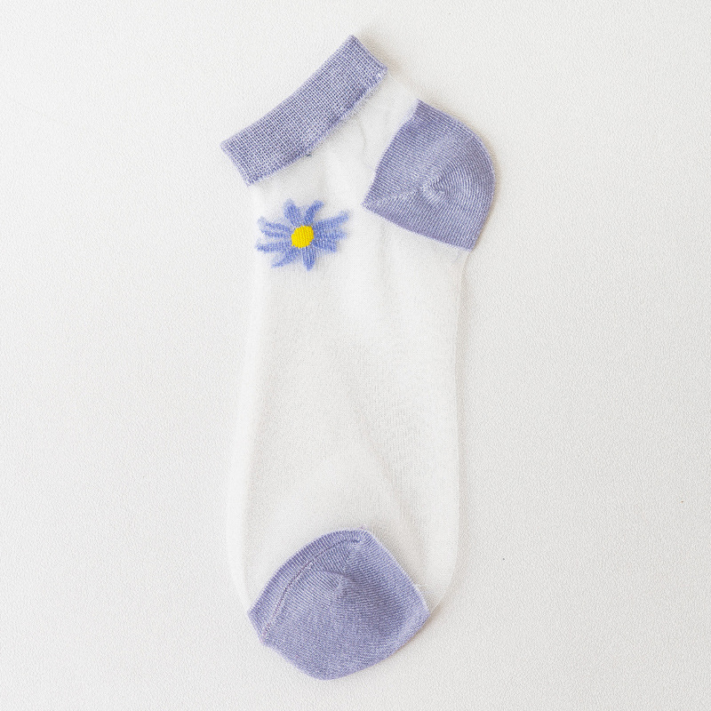Summer Thin Mesh Quick Dry Lace Elastic Breathable Short Women Ankle Socks
