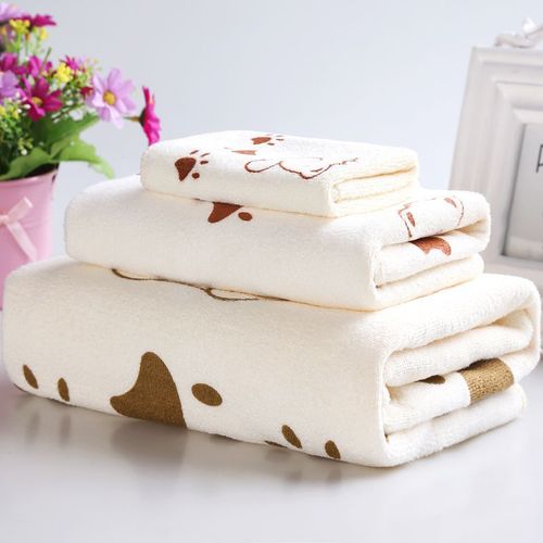 Bath towel Three-piece towel set for adults, boys, girls and children bath towel absorbent non-hair set