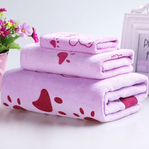 Bath towel Three-piece towel set for adults, boys, girls and children bath towel absorbent non-hair set