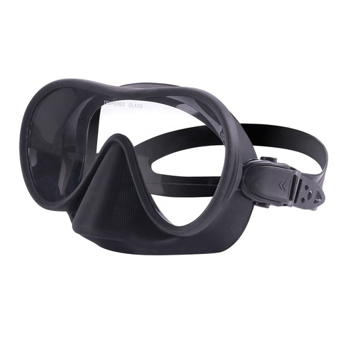 Silicone diving goggles All-inclusive diving goggles Single lens snorkeling mask professional diving supplies