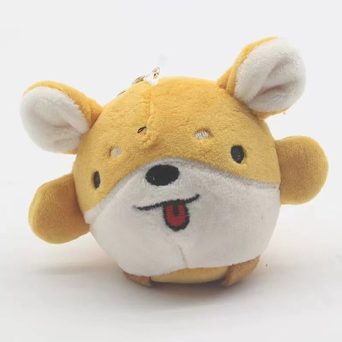 HUAYI hot selling Kawaii Cute Plush Toys Stuffed Animal Key Chain Doll Squeeze Toys For Kids