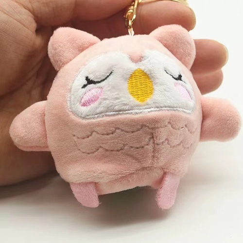 HUAYI hot selling Kawaii Cute Plush Toys Stuffed Animal Key Chain Doll Squeeze Toys For Kids