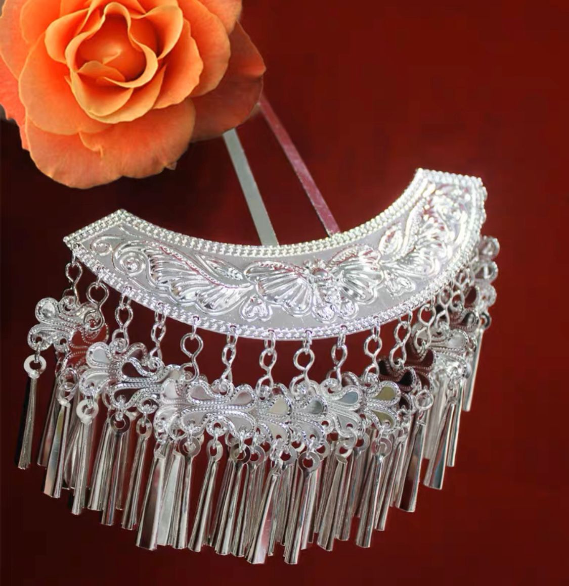 Lunaric Hanfu Jewelry Hanfu  Headwear Alloy  Hairpin  Ethnic Chinese Traditional Dress Tassel Headdress