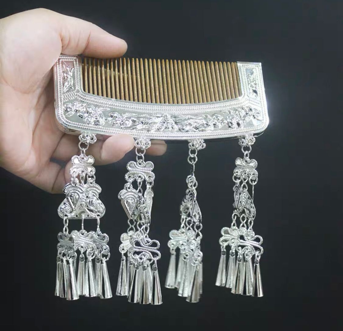 Lunaric Hanfu Jewelry Hanfu  Headwear Alloy  Hairpin  Ethnic Chinese Traditional Dress Tassel Headdress