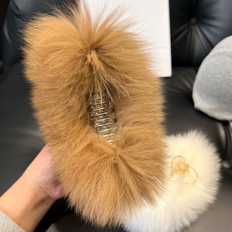 Fashion Real Fur Hair Clip Women Fashion Accessories For Hair Women Fashion Hair Plush Fur Hairpin for Girls Hairpin