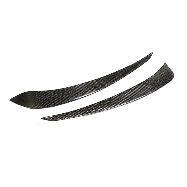 Creease 100% Carbon Fiber Front Bumper Canards Exterior Accessories For Tesla Model X P90 75D P100 2016-2018