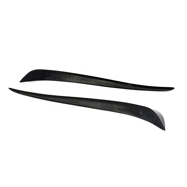 Creease 100% Carbon Fiber Front Bumper Canards Exterior Accessories For Tesla Model X P90 75D P100 2016-2018