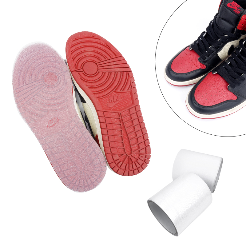 Universal Clear Sole Anti Slip Protector Self-stick Pads Shoe Bottom Removable Shoe Sole Protector