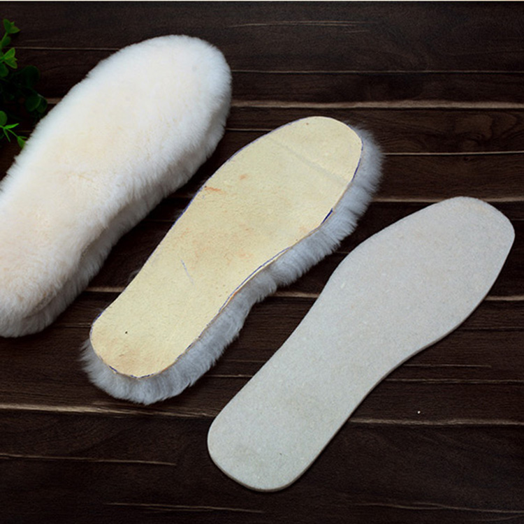Natural Sheepskin Insoles Snow Boots Shoe Pad Real Fur Wool Adult Children Winter Shoes Warm