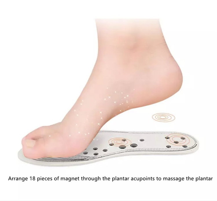 Energy Orthotics,Soft Silicone Healthy Shoe Pad Energy Massage Insole With Negative Ions And Box Packaging