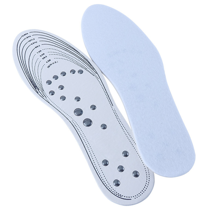 Energy Orthotics,Soft Silicone Healthy Shoe Pad Energy Massage Insole With Negative Ions And Box Packaging