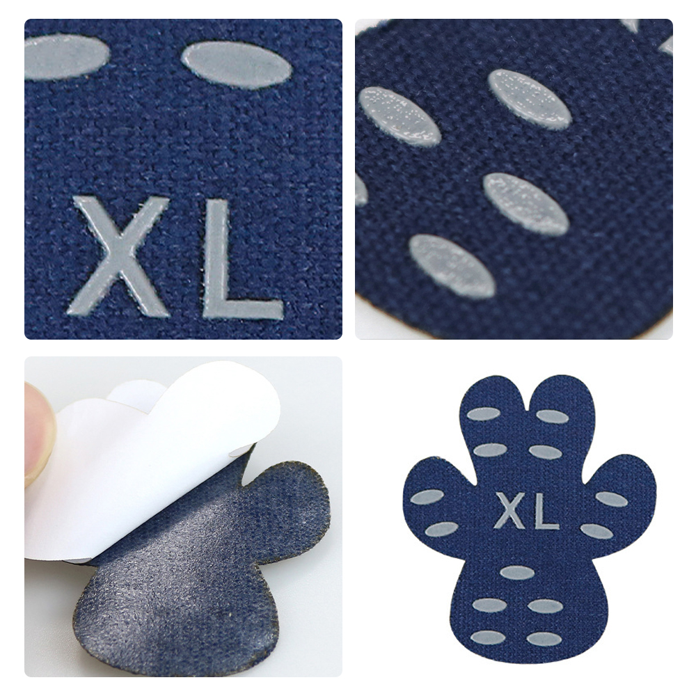  Multi-sizes Heat Insulation and Scratch Resistant Dog Foot Patch Non-slip Foot Pad Pet Beach Shoes Dog Foot St