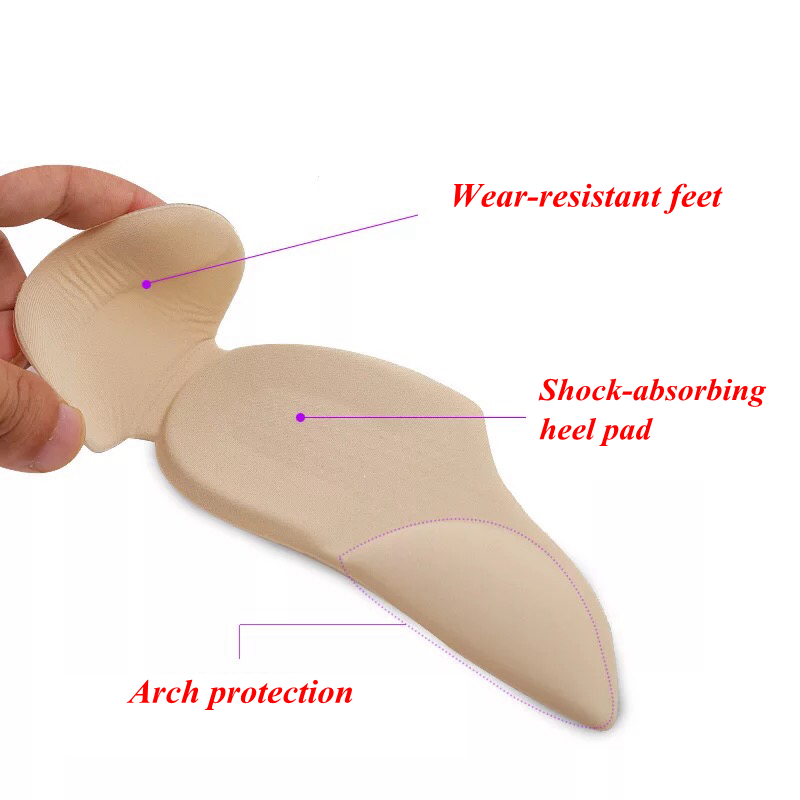 Silicone T-Shape Grips heel cushions anti friction Back Soft Heel Pads High Heel Shoes Selfadhesive Foot Care Protector