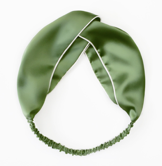 Korean style 100% natural silk hair tie 19mm soft hair accessories  women's  pure color beauty headband