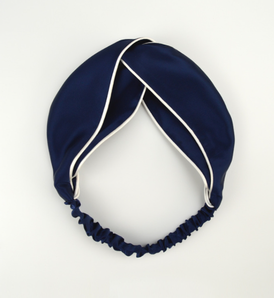 Korean style 100% natural silk hair tie 19mm soft hair accessories  women's  pure color beauty headband