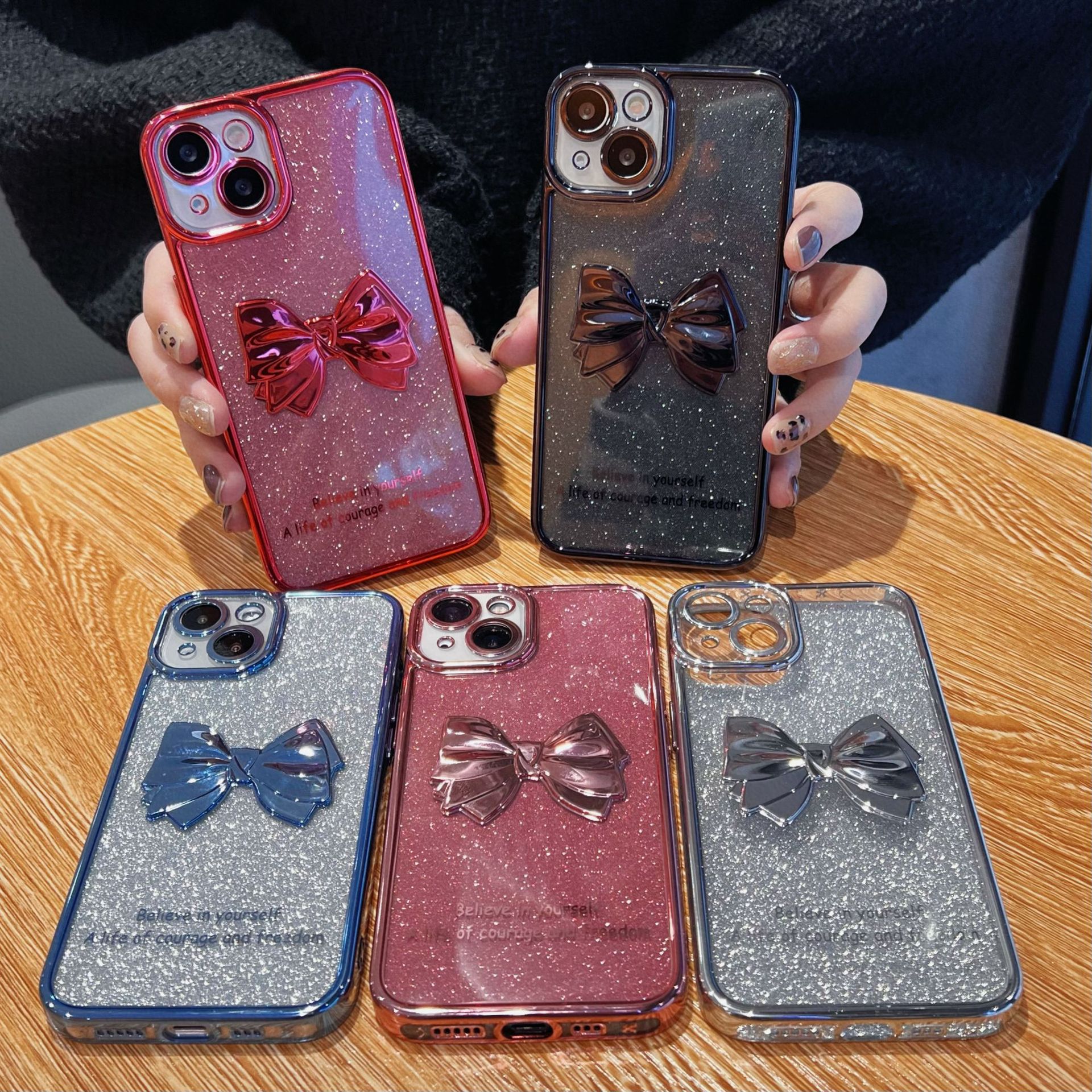 2023 latest girly 3d golden plated butterfly cellphone cases for iphone 11 12 13 pro cases