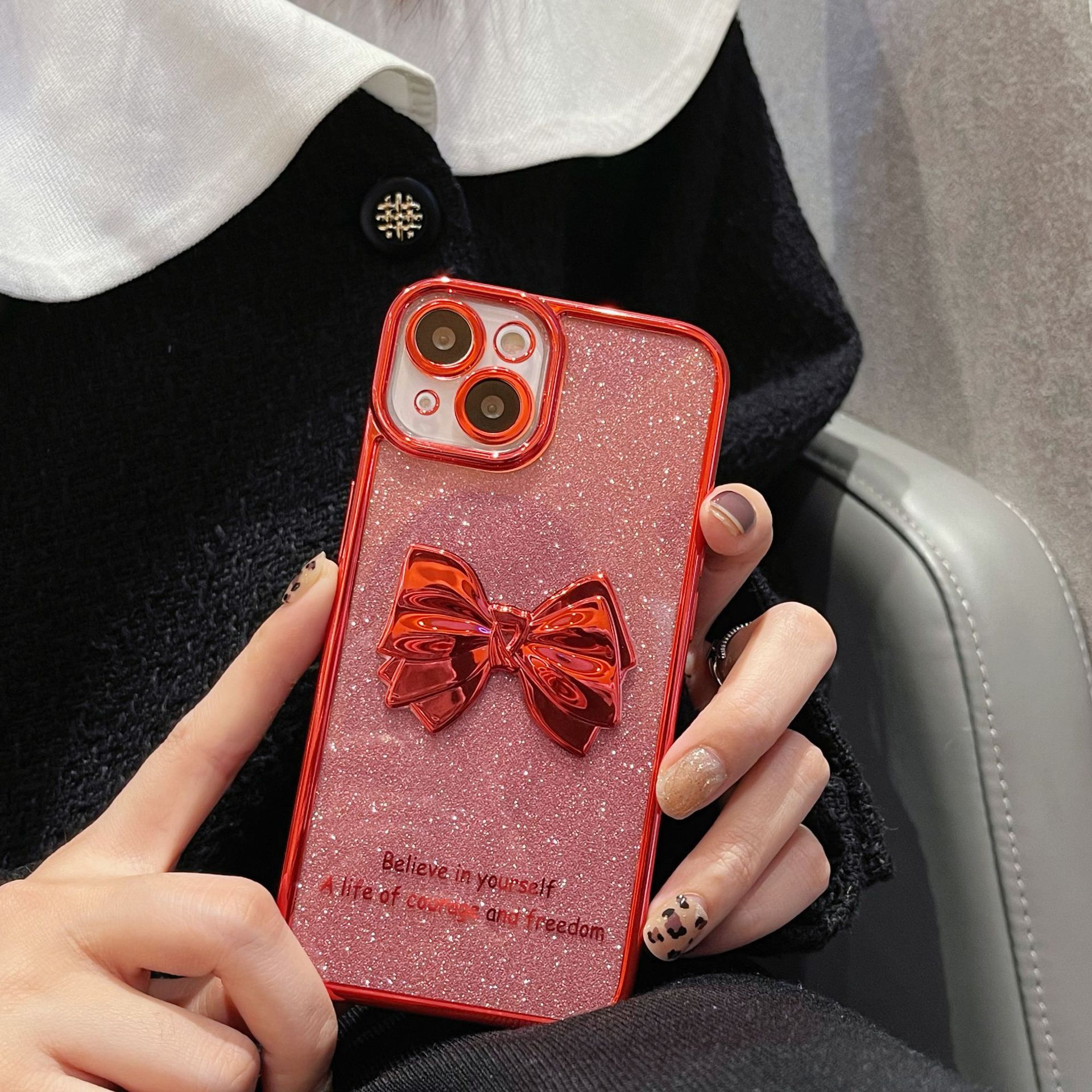 2023 latest girly 3d golden plated butterfly cellphone cases for iphone 11 12 13 pro cases