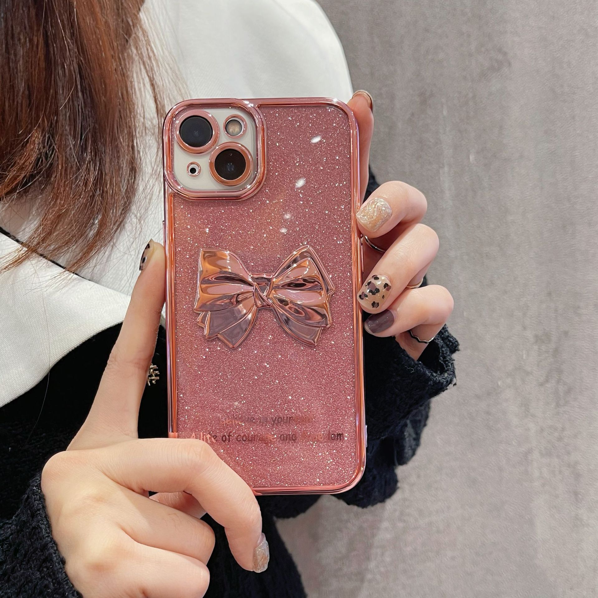 2023 latest girly 3d golden plated butterfly cellphone cases for iphone 11 12 13 pro cases