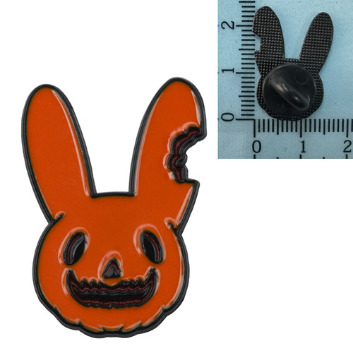 Hot Selling China  Cute Cartoon Rabbit Metal Lapel Pin bad Bunny Enamel Pin Brooch