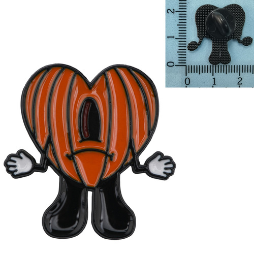 Hot Selling China  Cute Cartoon Rabbit Metal Lapel Pin bad Bunny Enamel Pin Brooch