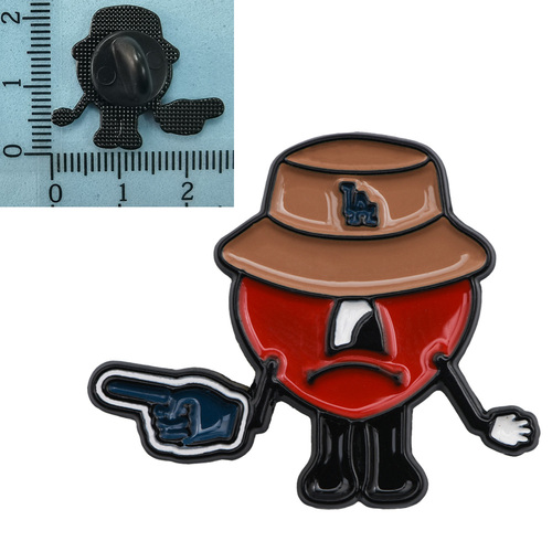 Hot Selling China  Cute Cartoon Rabbit Metal Lapel Pin bad Bunny Enamel Pin Brooch