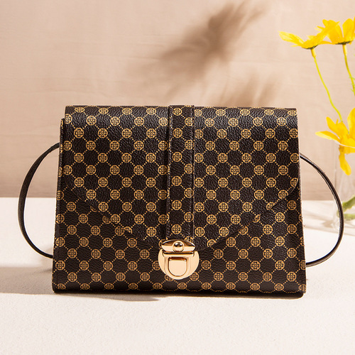  Printed Fashion Women's Bags High Quality Plaid Bags Women's Ins Shoulder Bags Mini Crossbody Ladies Handbags