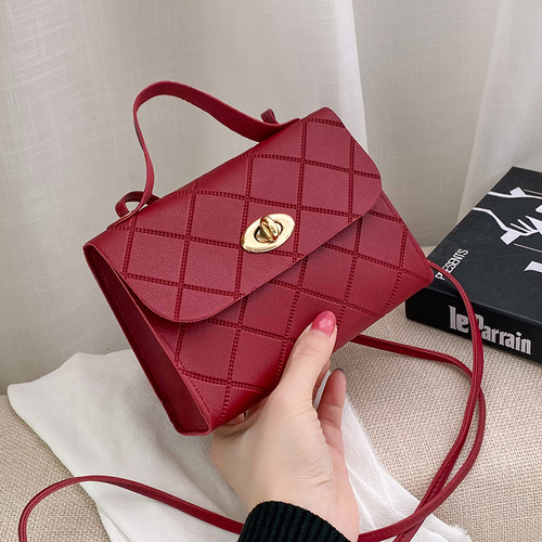 Designer Square Mini Purses for Women Popular Luxury Stripe Pattern Handbags, Retro Elegant Small Shoulder Bags