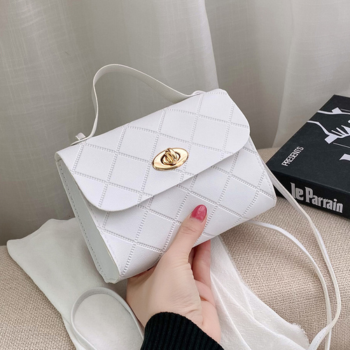 Designer Square Mini Purses for Women Popular Luxury Stripe Pattern Handbags, Retro Elegant Small Shoulder Bags