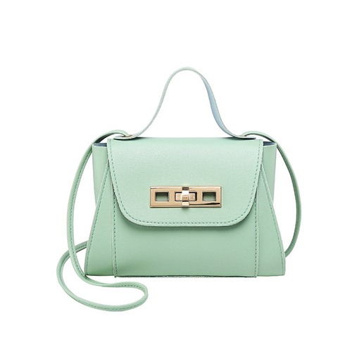 Pu Leather  Retro Casual Teenager Low Price Pink Color Small Ladies Shoulder Bag Woman