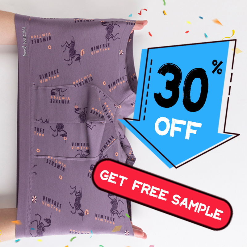 tops sales Sustainable Breathable underwear  for men Men's Briefs boxers