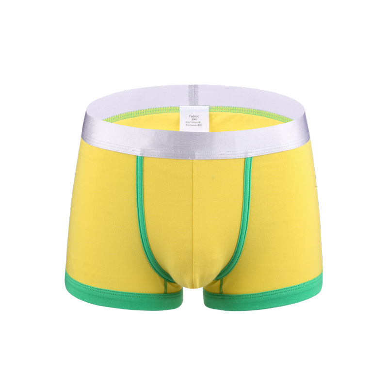 High Quality Pure Cotton Series Man's Boxer Underwear Low-rise Design Sexy White Breathable Men's Boxer